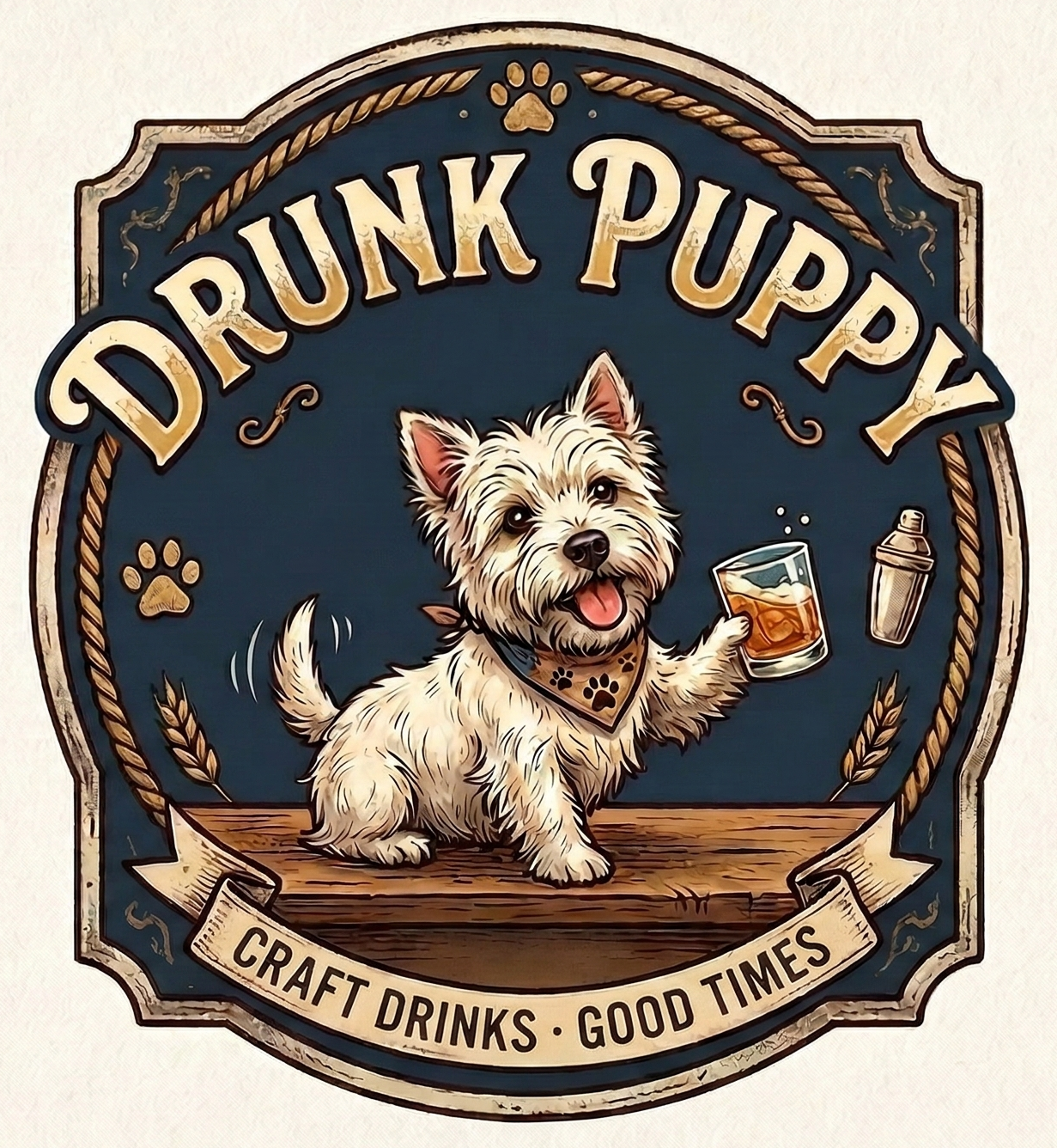 Drunk Puppy Logo